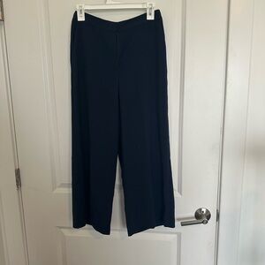 Halogen Navy Wide Leg Women's Pants